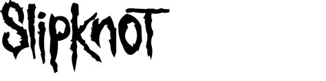 slipknot logo font